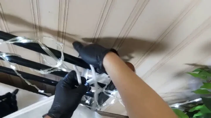 Julia Crowns Black Dress and Cleave Gag – A Bondage Story