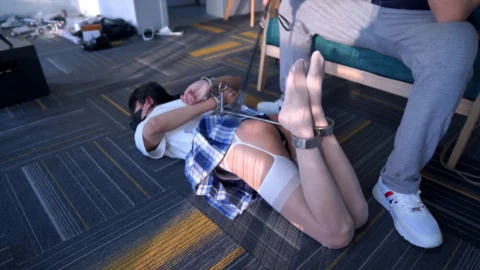 Teachers Punishment – Metal Cuffs Caning and Foot Punishment