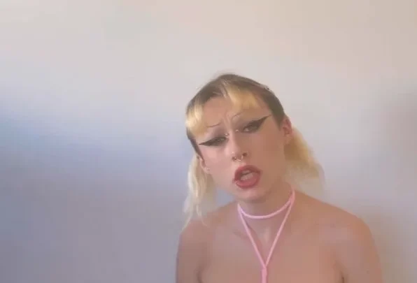 Myras Pink Rope Chest Harness – A Bimbos Tit Punishment