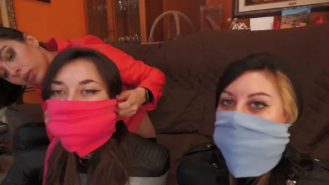 Tape Gag – A Captives Struggle