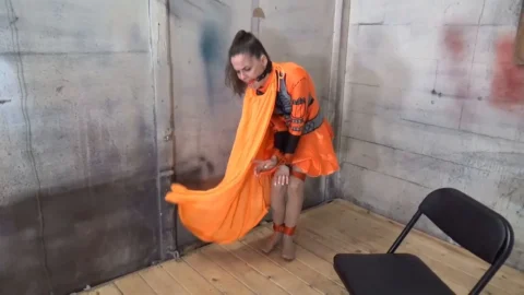 Orange Jumpsuit and Cape – Michelle Peters Prison Struggle