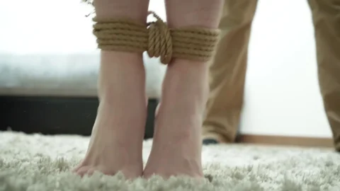 Brown-Topped Executives Nightmare – Rope and Tape Bondage