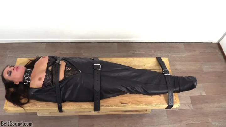 Lori Strapped In A Body Bag