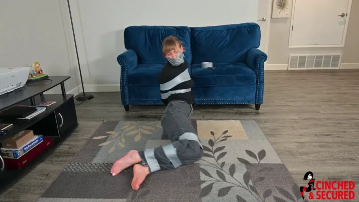 Trapped and Helpless – Caras Unfortunate Encounter with a Burglar