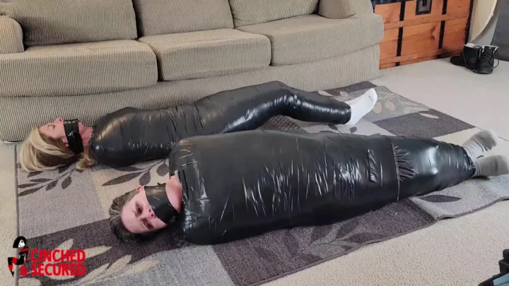 Genevieve Joins the Bondage Game – Wrapped and Gagged