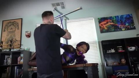 Sensual Bondage – Cupcake Sinclair Hogtied and Suspended