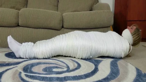 Mummified in Matrimony – Dakkotas 2600 Feet of Rope Punishment