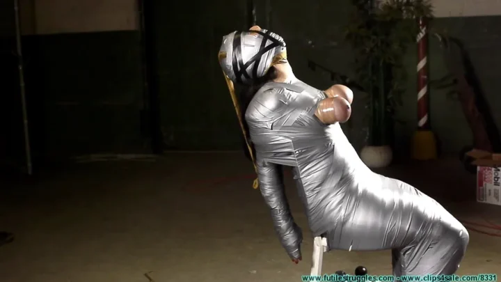 Busty Brunettes Chairtie and Head Encasement