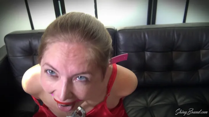 Rachel Adams’ Struggle – A Ball Gag Challenge