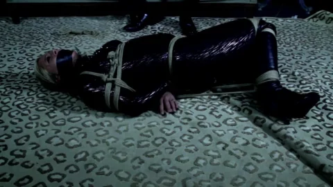 Dazzling Captive – Adara Jordin’s Struggle against Rope Bondage