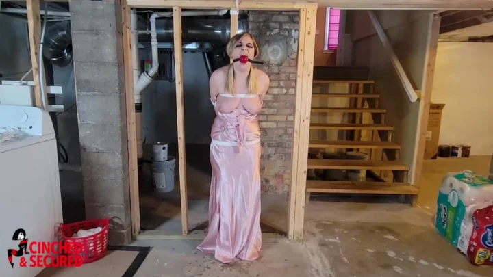 Gagged Elegance – Kendra Lynn’s Unexpected Stay-at-Home Evening