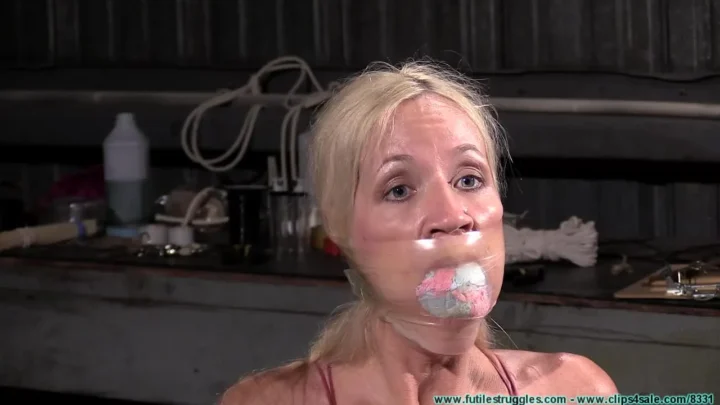 Erotic Rope Work – Blonde MILFs Massive Breasts on Display