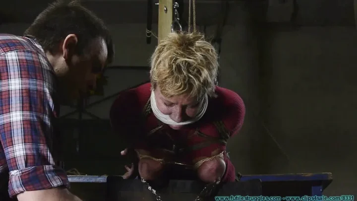 Alice Endures Nipple Clamps and Weighted Torture in Futile Struggles