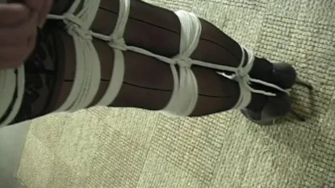 Petite Ashley Graham in Busty Bondage and Crotchrope Scene