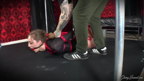 The Art of Helplessness – Sablique Von Lux in a Tight Bondage