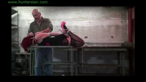 Struggling in the Hogtie – Jessicas High Heels