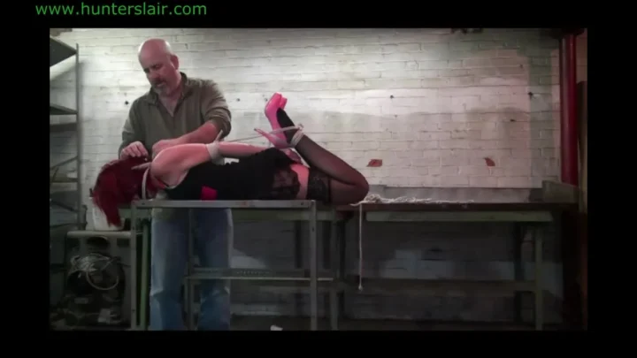 Struggling in the Hogtie – Jessicas High Heels