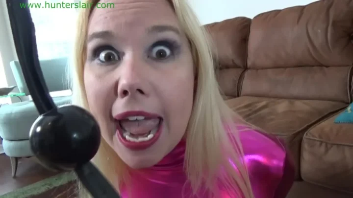 Lylah Ryders struggle in Hunters Lair Bondage