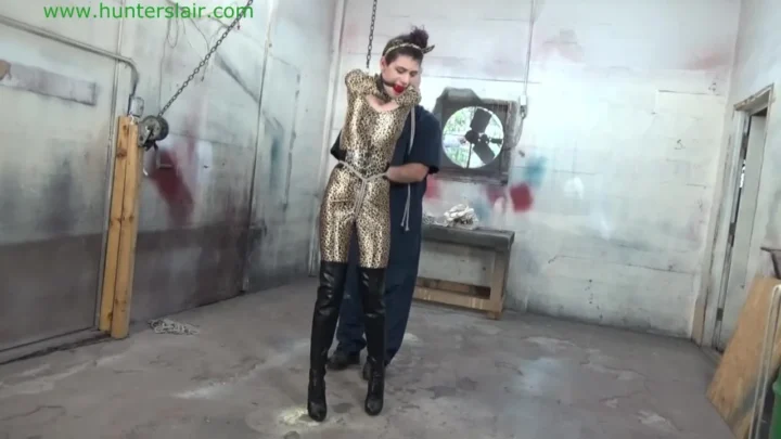 Lydia Blacks catsuit and leopard print