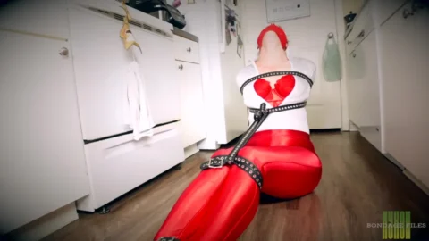 Seductive Struggles – Paula Diamonds in Leather Straps