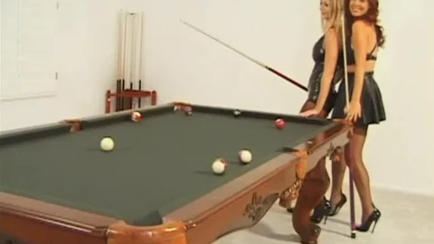 Sasha Monet vs Amber Michaels – The Ultimate Domination Pool Game