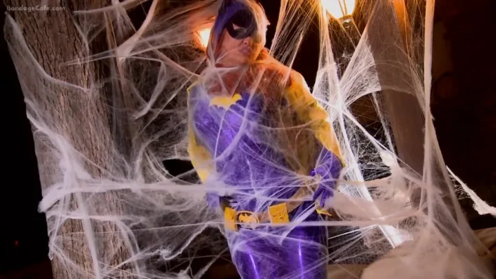 Batgirl’s Unexpected Predicament – Caught in Black Widow’s Web