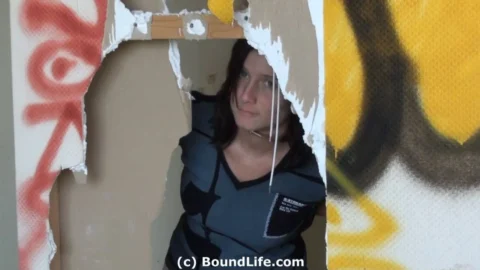 Gina Testing Neck Cuff Limits in Empty House