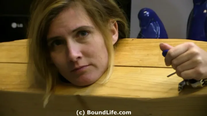 Massive Wooden Stocks Pin Gina Completely