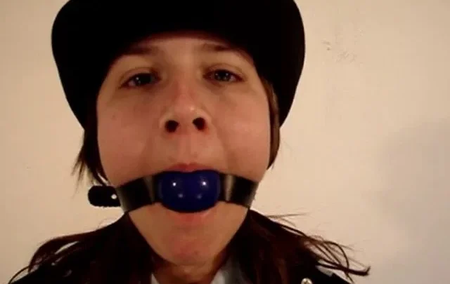 Gina Gagged in Official Uniform