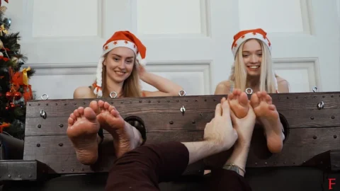Locked Feet Receive Thorough Tickling Torment