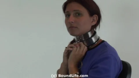 Thick Steel Forces Gina’s Head Upright