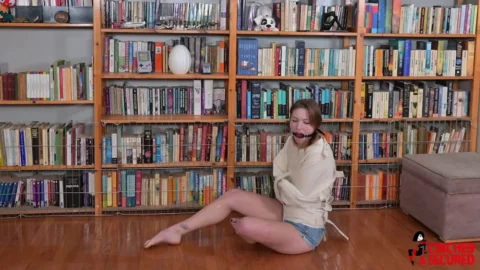 Cara Day Straitjacket Struggle Against Shelves
